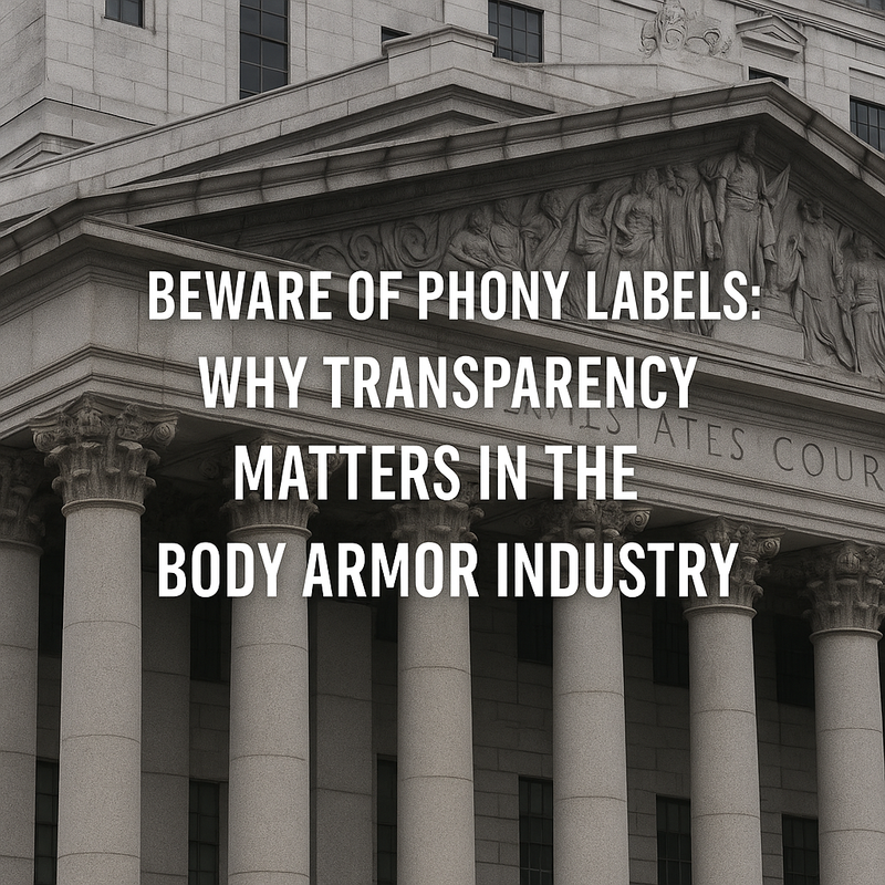 Beware of Phony Labels: Why Transparency Matters in the Body Armor Industry