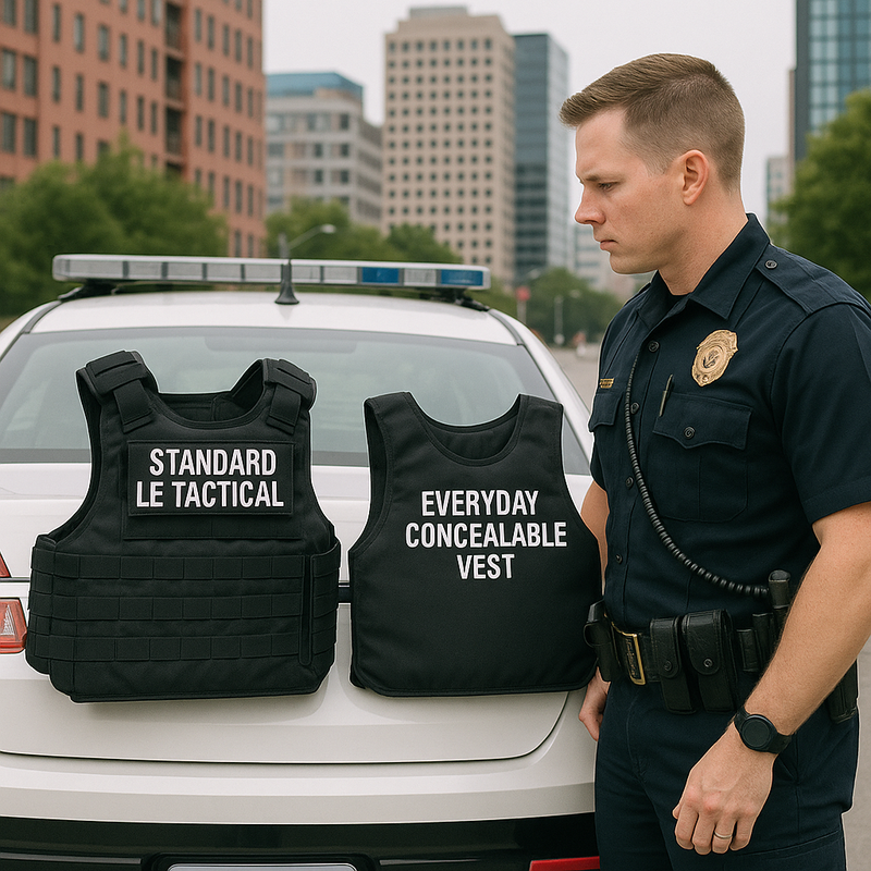 What's the Difference Between a Tactical Vest and a Concealable Vest?