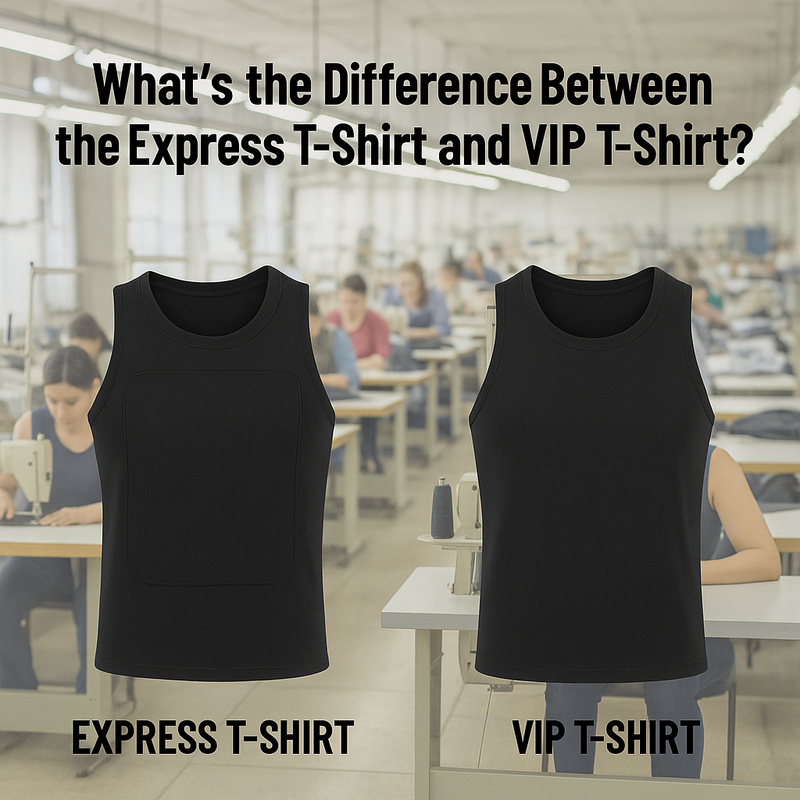 What's the Difference Between the Express T-Shirt and VIP T-Shirt?