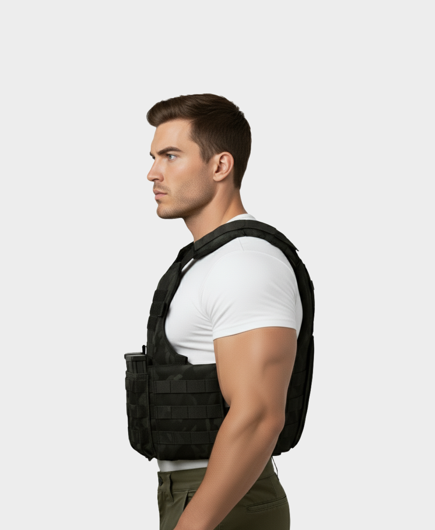 X2 Black Multicam Plate Carrier with Cummerbund