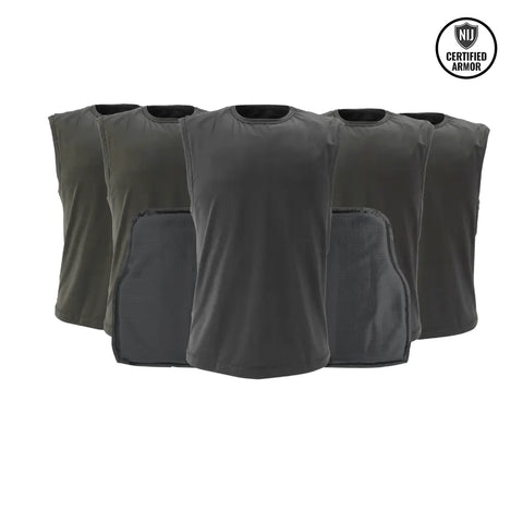 VIP Soft Armor + 5 T-Shirt Carriers Concealable Bundle
