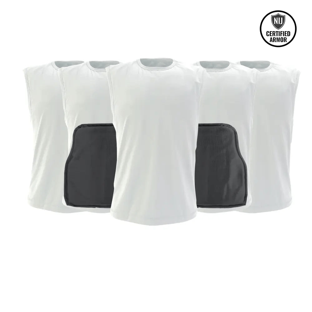 VIP Soft Armor + 5 T-Shirt Carriers Concealable Bundle