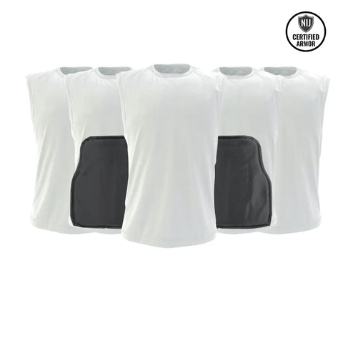 VIP Soft Armor + 5 T-Shirt Carriers Concealable Bundle